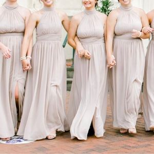 Taupe Bridesmaid/formal Dress